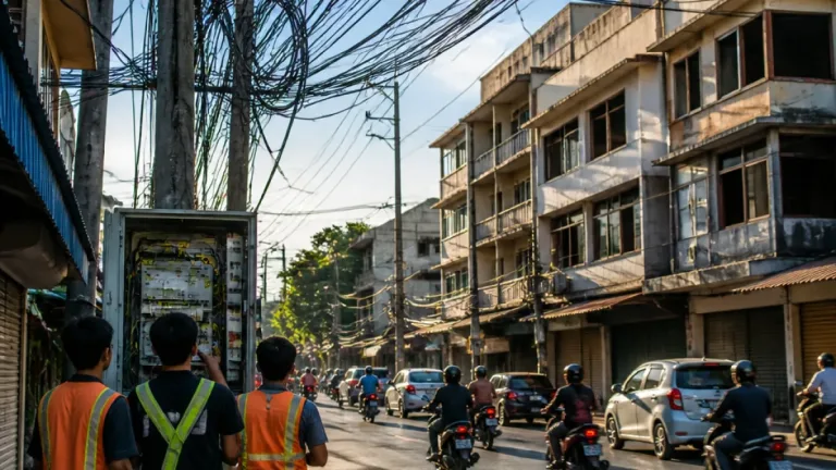 Penertiban kabel udara di Bandung sebabkan 9.662 pelanggan internet terputus